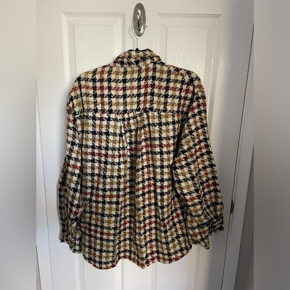 Pull&Bear Plaid Shacket - Picture 3 of 4